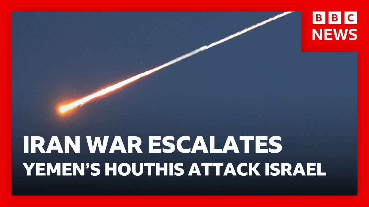 Iran War escalates as Yemen’s Houthis attack Israel and threaten Red Sea | BBC News