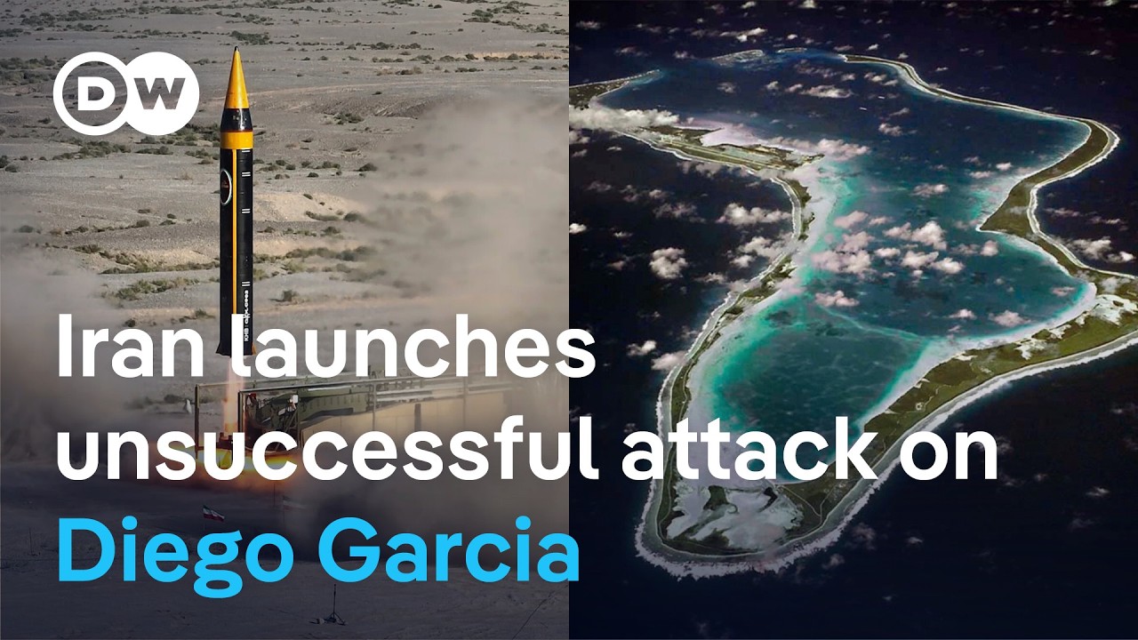 Iran war: Tehran fails in missile strike on the US-UK base at Diego Garcia | DW News