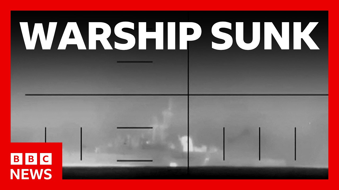 Iranian warship sunk on day five of US–Israel strikes | BBC News