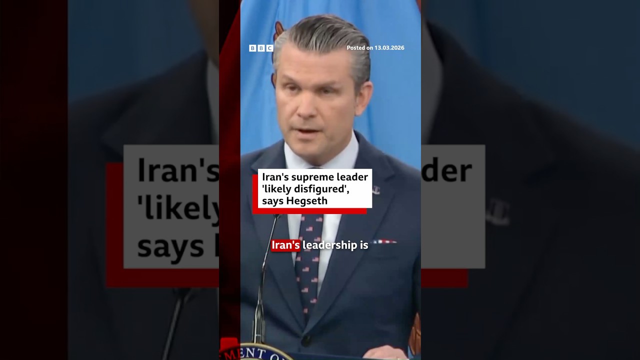 Iran’s supreme leader ‘likely disfigured’, says Hegseth. #Hegseth #Iran #US #SupremeLeader #BBCNews