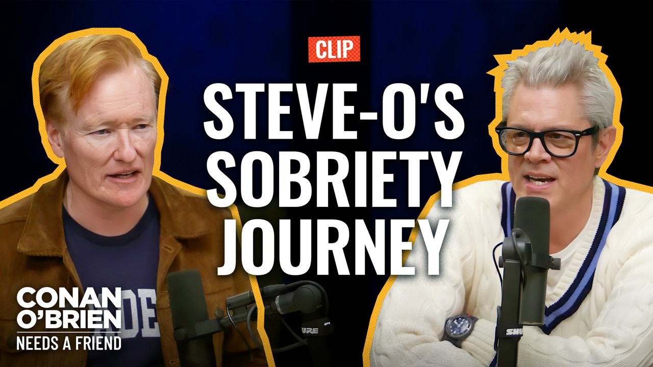 Johnny Knoxville Praises Steve-O’s 17-Year Sobriety Journey | Conan O’Brien Needs A Friend