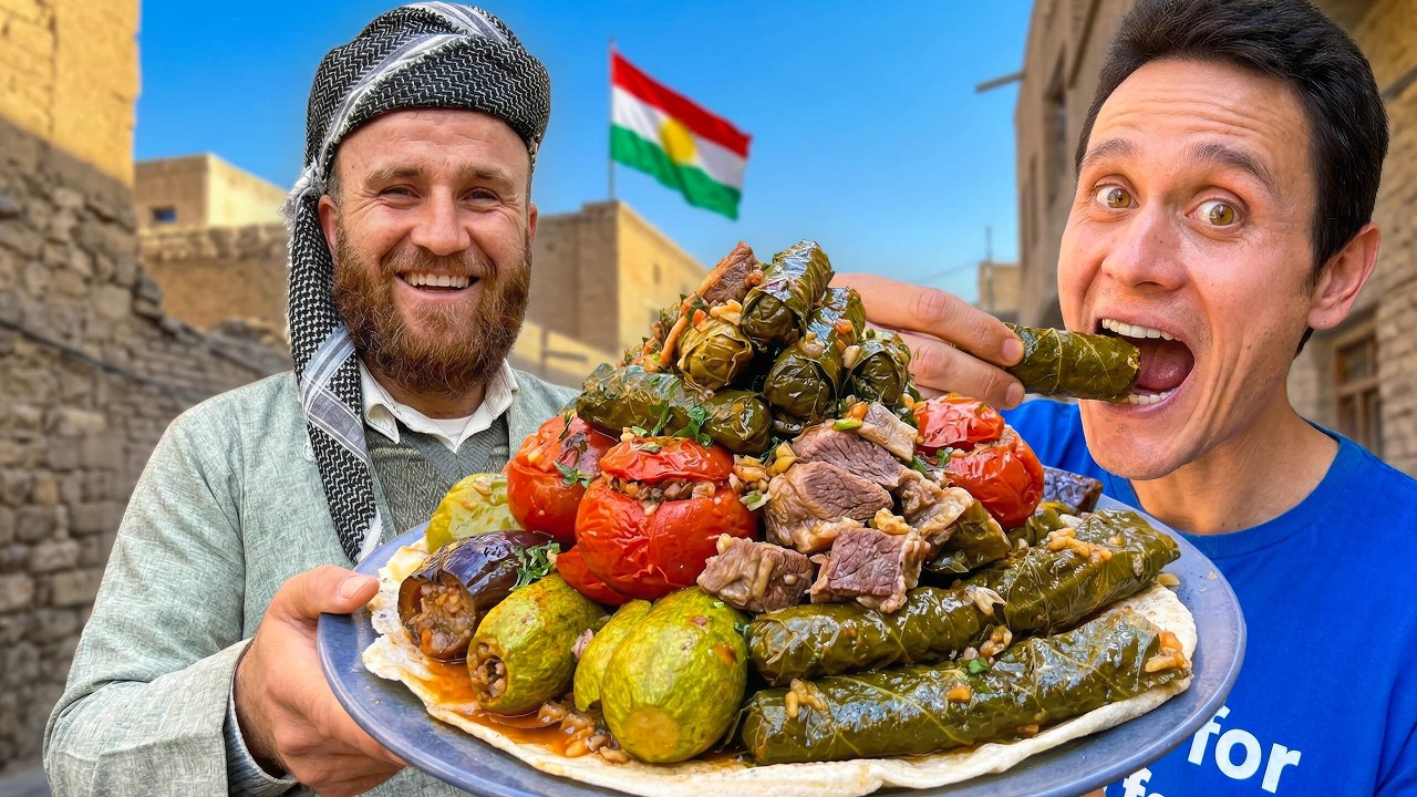 Kurdish Food is UNBELIEVABLE!! 24 Hours in Erbil, Iraq!!