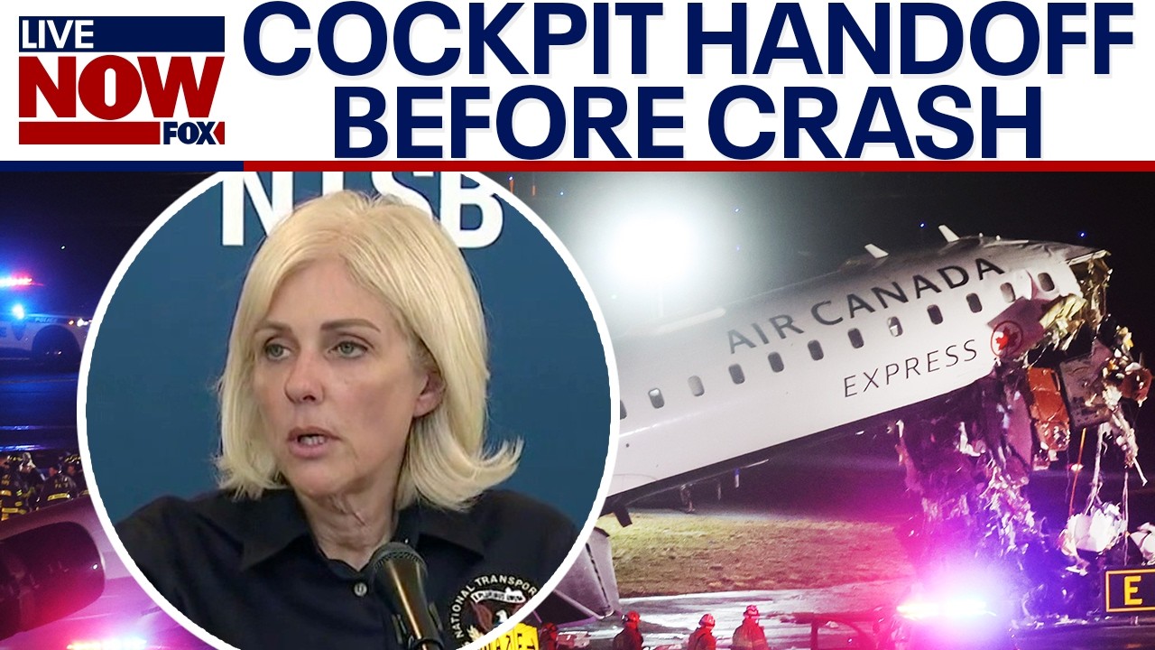 LaGuardia plane crash: Last seconds reveal cockpit handoff before aircraft  hit fire truck