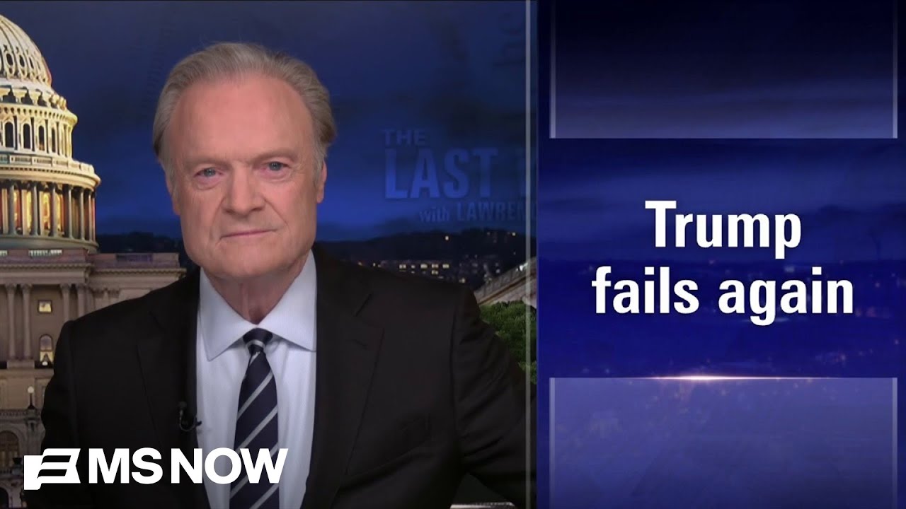 Lawrence: Trump failed his own self-administered cognitive test while Iran’s regime was watching
