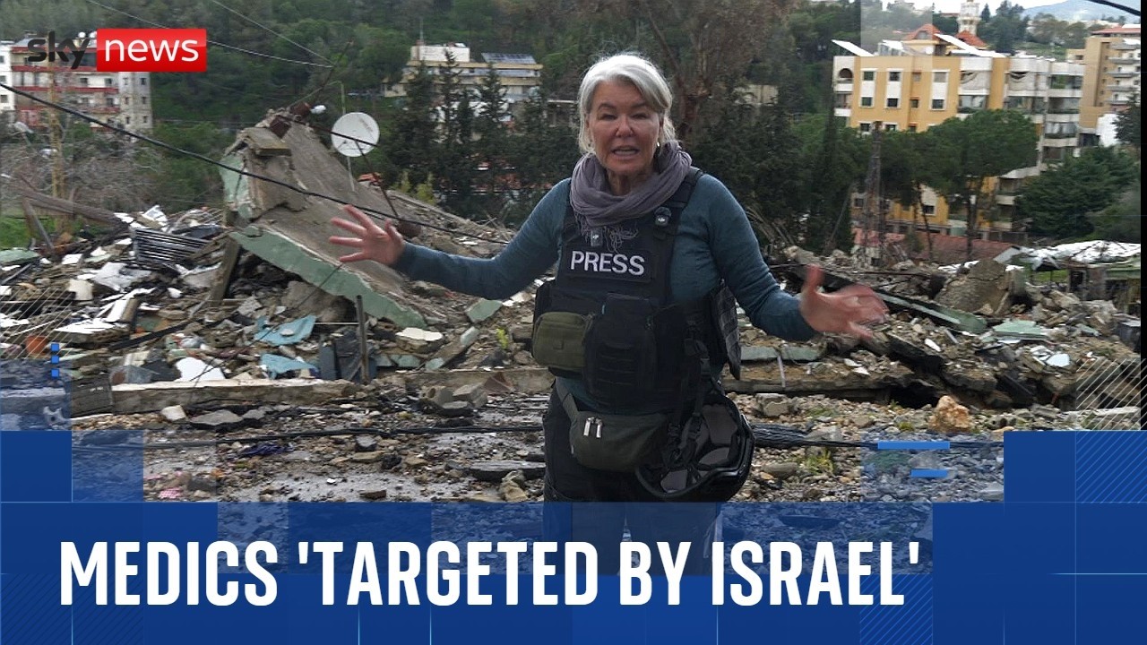 Lebanon’s medics say they are being targeted in ‘double-tap’ strikes by Israel