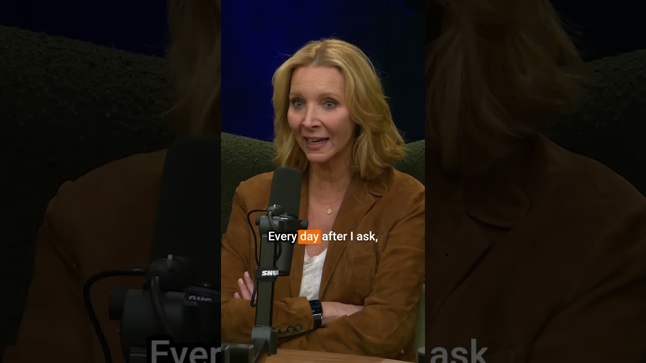 Lisa Kudrow feels _____ about being Conan O’Brien’s friend. #podcast #comedy #comedian