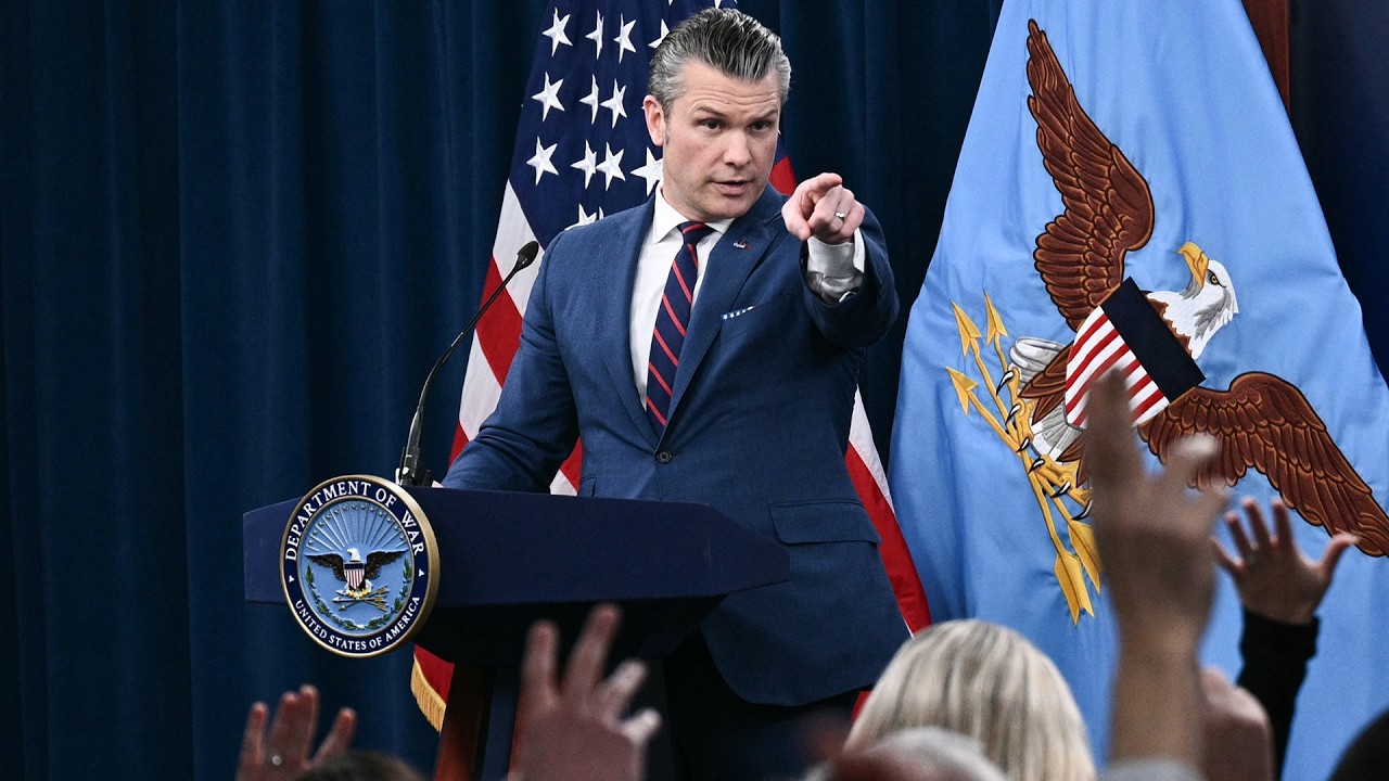 LIVE: Hegseth holds a briefing on the Iran war | NBC News