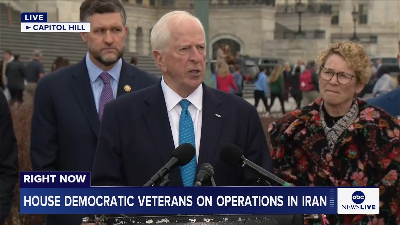 LIVE: House Democratic veterans hold news conference on operations in Iran