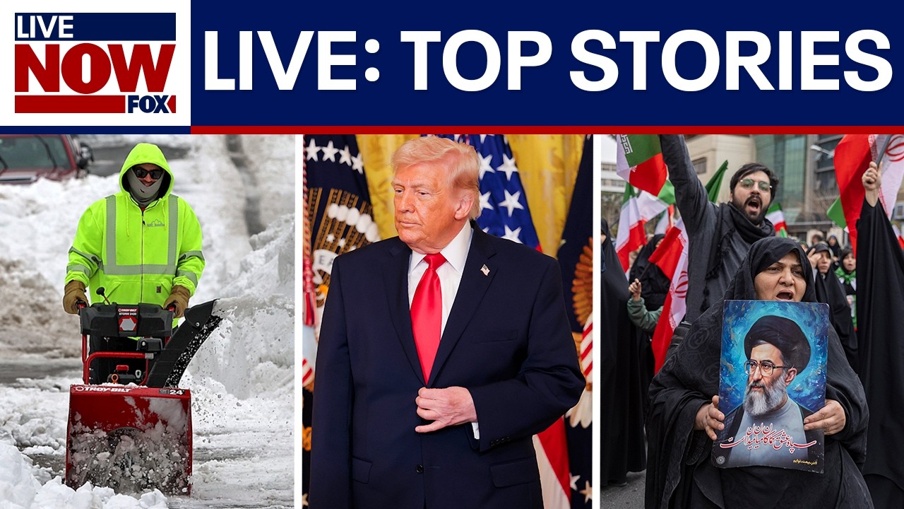LIVE NEWS: Iran war updates, Trump to return to White House, Winter weather latest, top stories
