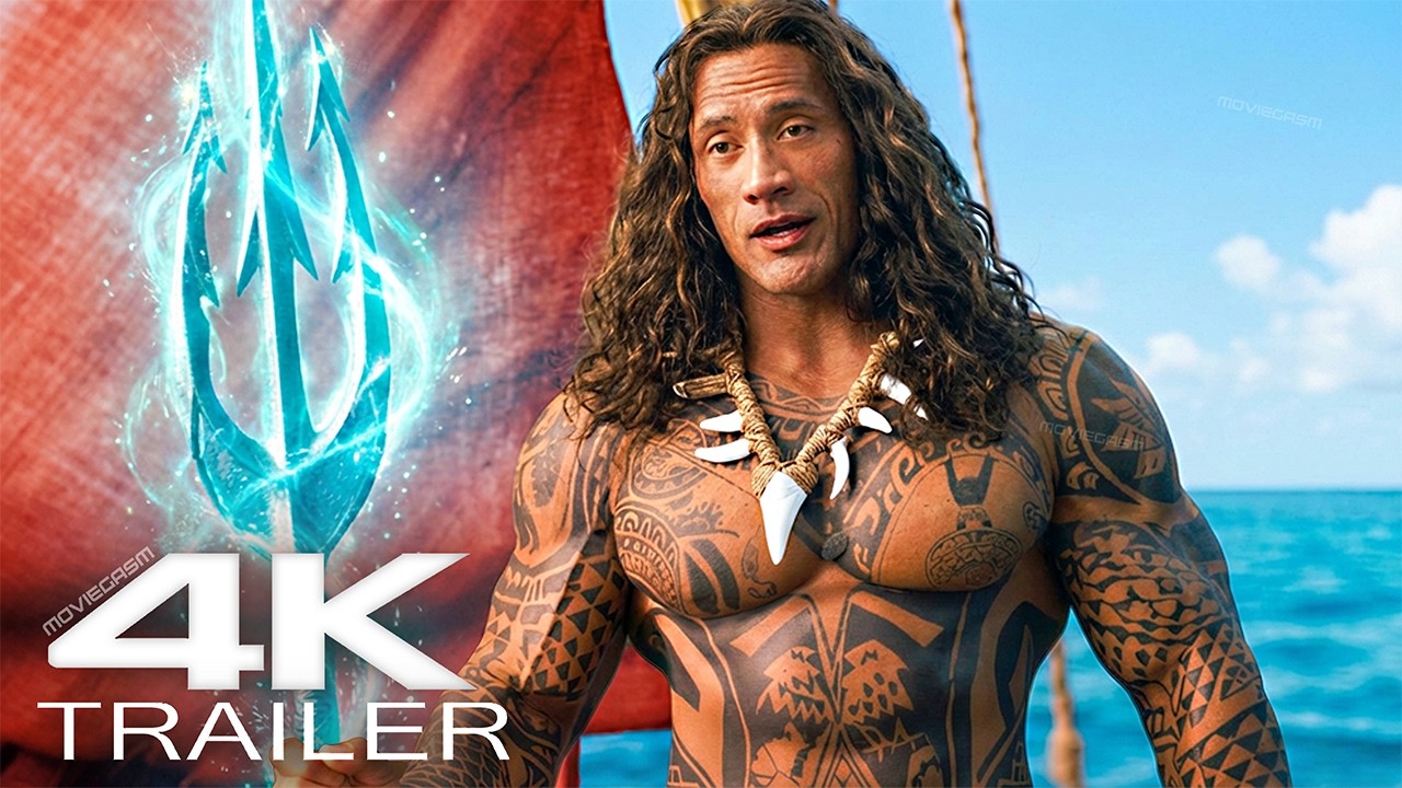 MOANA Official Trailer (2026) Dwayne Johnson | Disney Live Action Movie | 4K