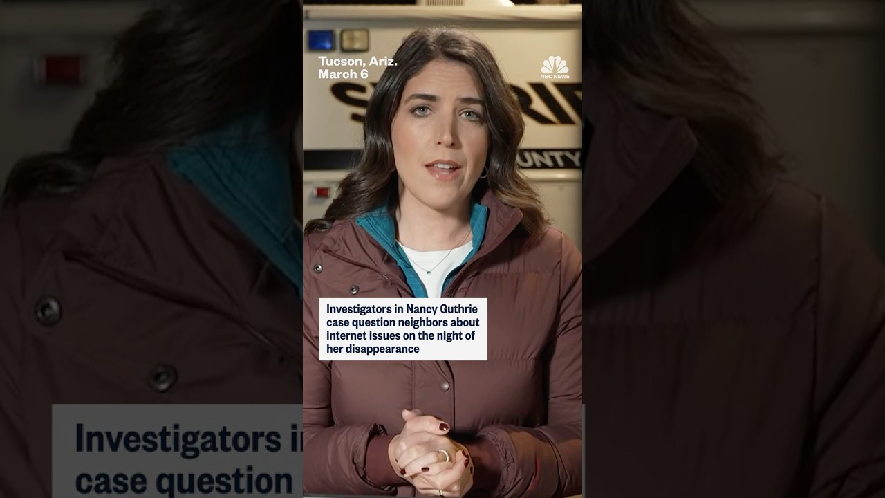 Nancy Guthrie’s neighbors questioned about internet issues on the night of her disappearance