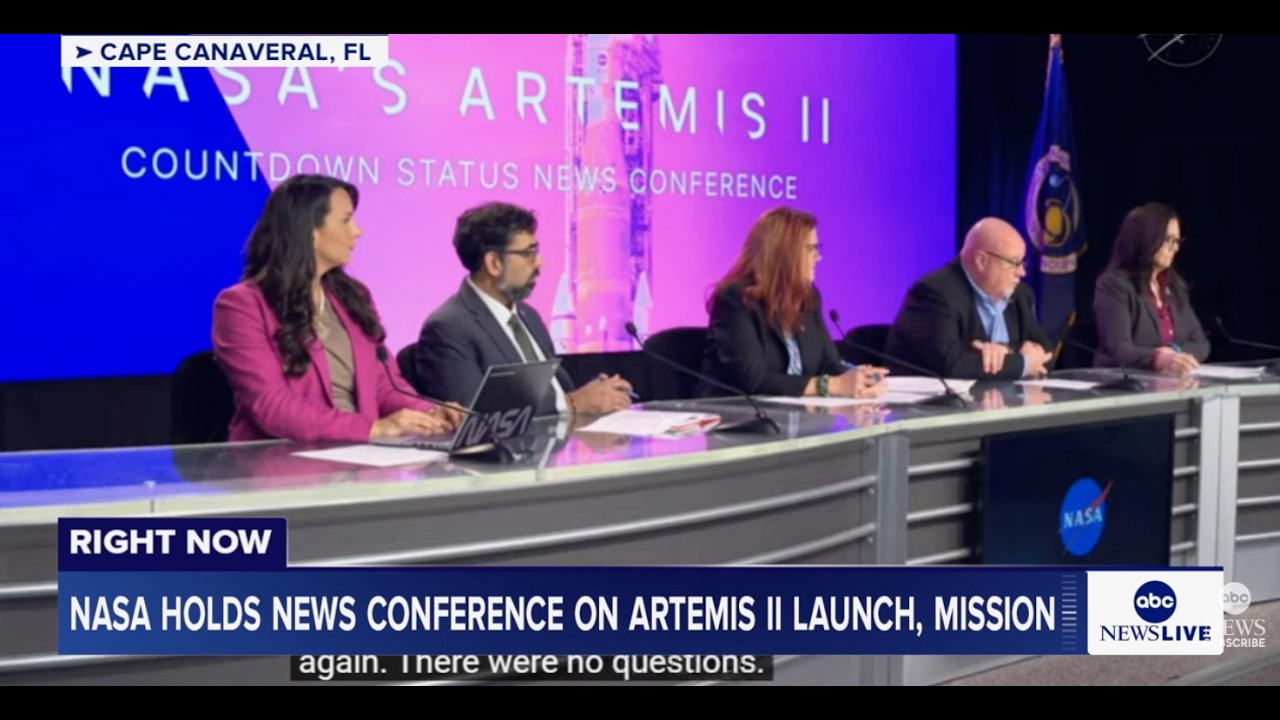 NASA holds news conference on Artemis II launch: LIVE