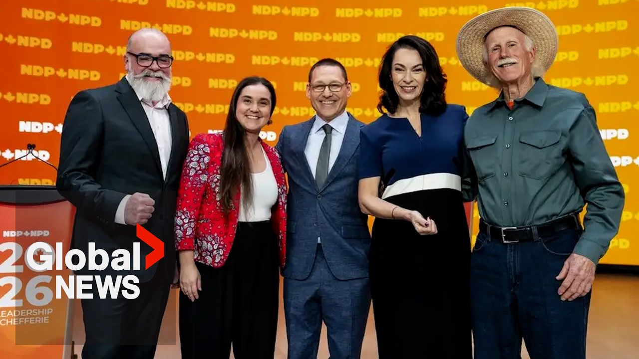 NDP leadership candidates make final pitch to voters at Winnipeg convention