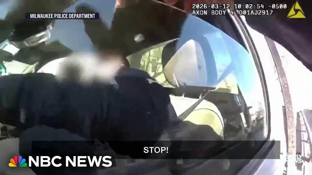 New bodycam footage of Wisconsin officer before shooting