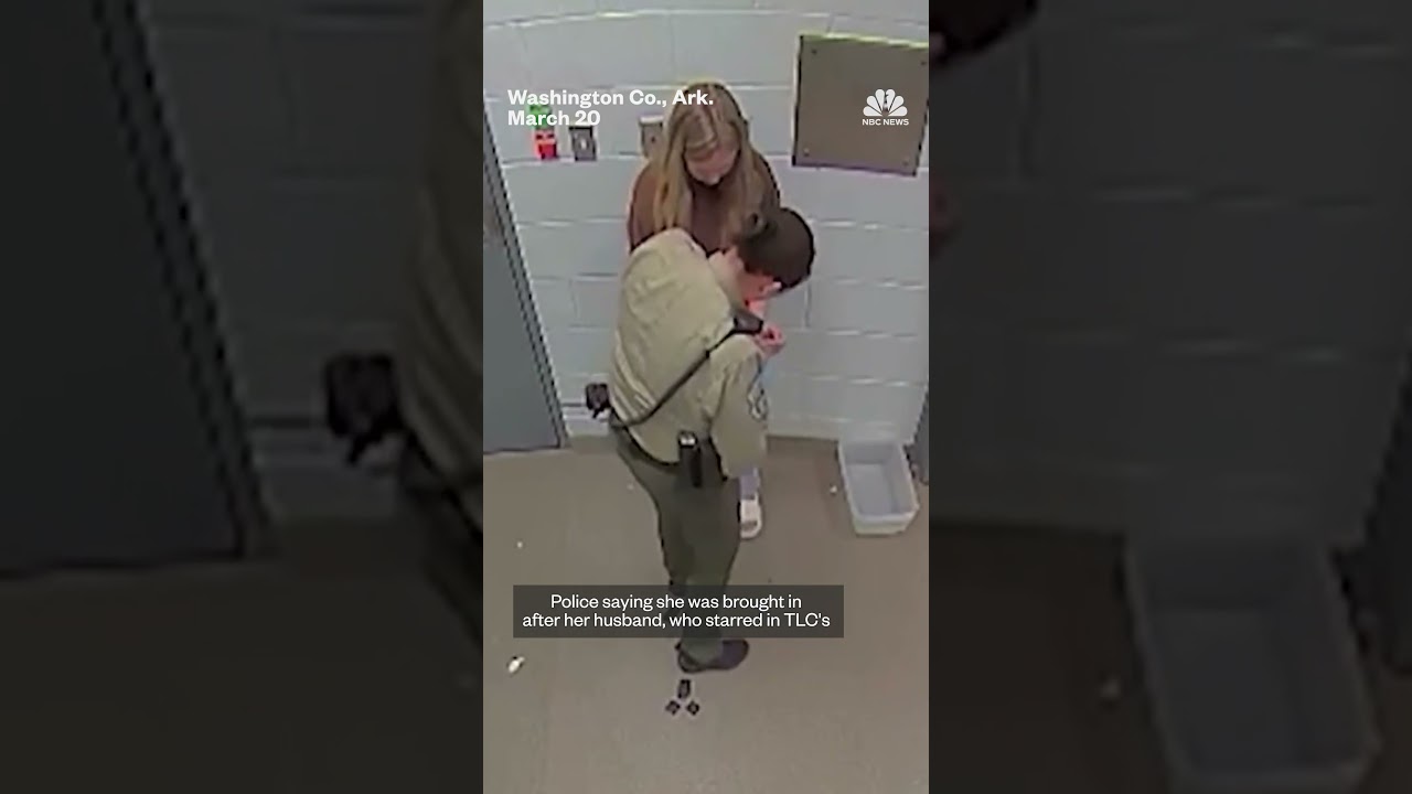 New video shows Joseph Duggar’s wife in police custody following child endangerment charges