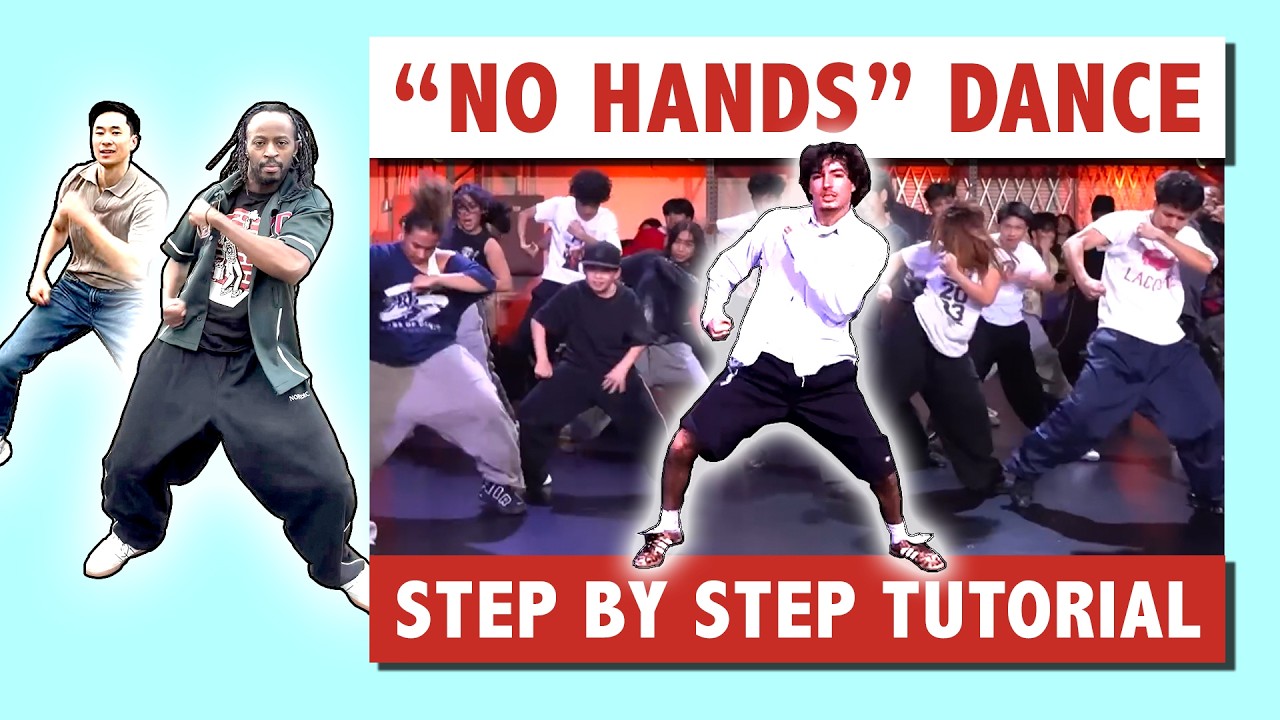 NO HANDS DANCE TUTORIAL SLOW FULL BREAKDOWN W. “MUSIC” & W. MIRROR | RIVERNOVIN DANCE