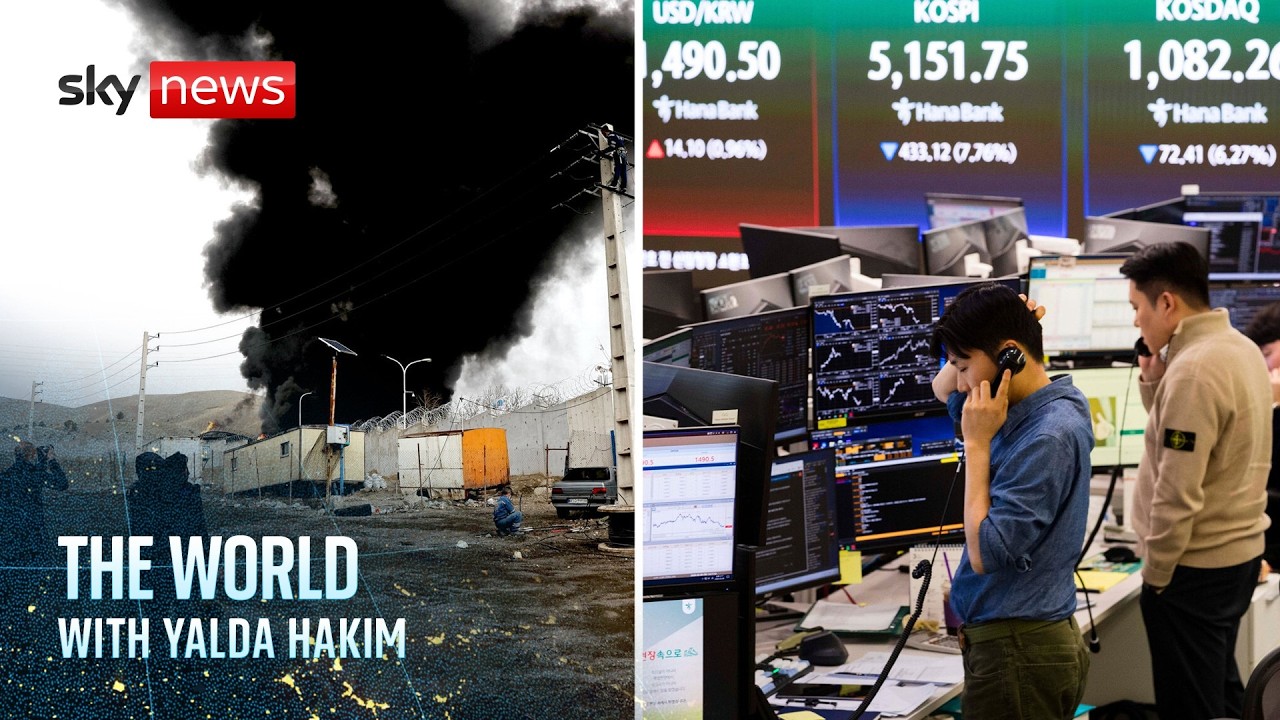 Oil price sees biggest single-day spike in six years | The World with Yalda Hakim