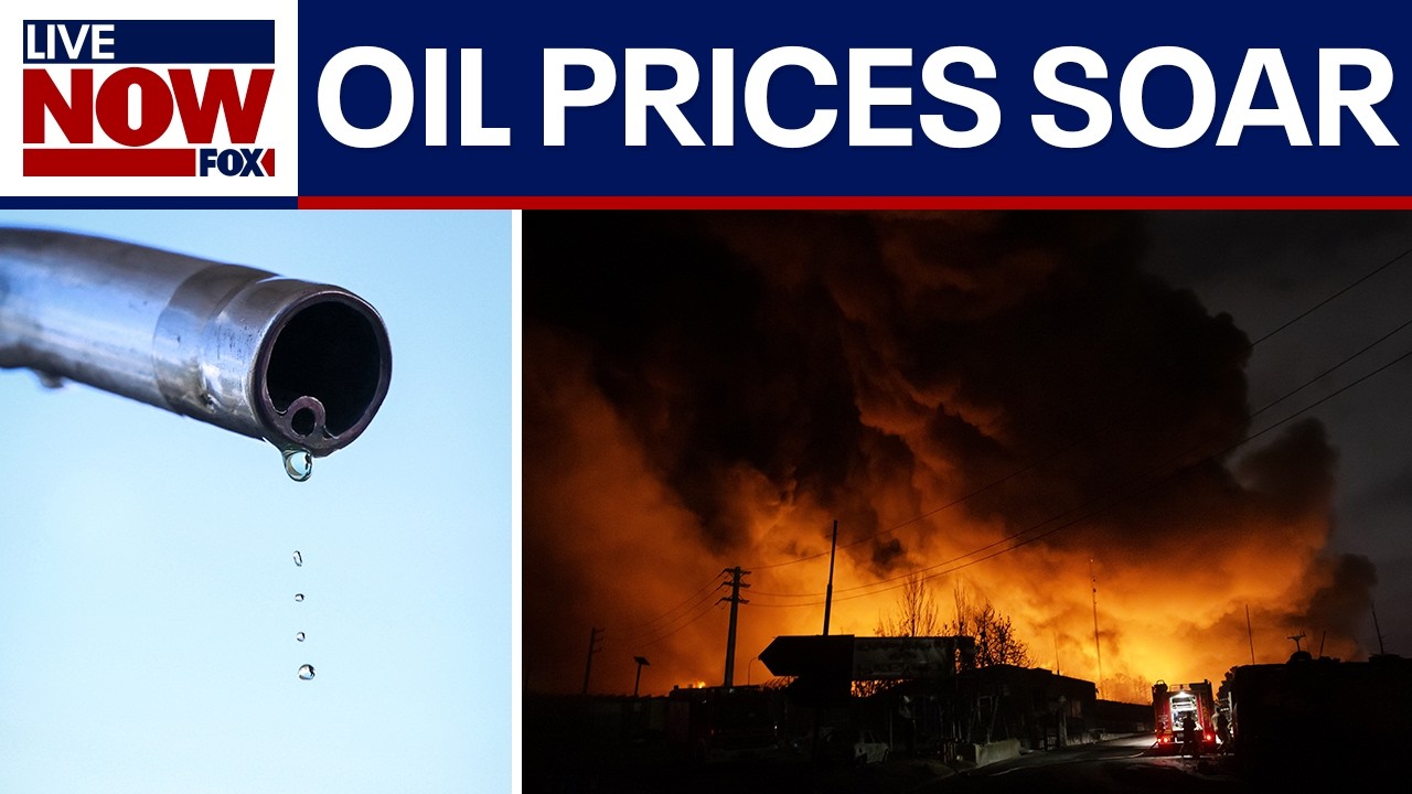 Oil prices surpass $100 a barrel for first time since 2022