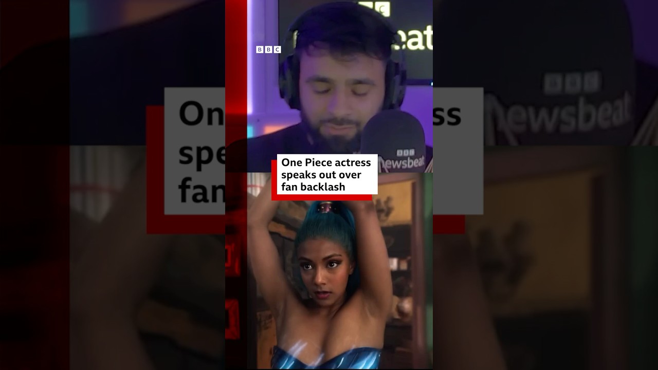 One Piece actress Charithra Chandran speaks out over fan backlash. #OnePiece #BBCNews