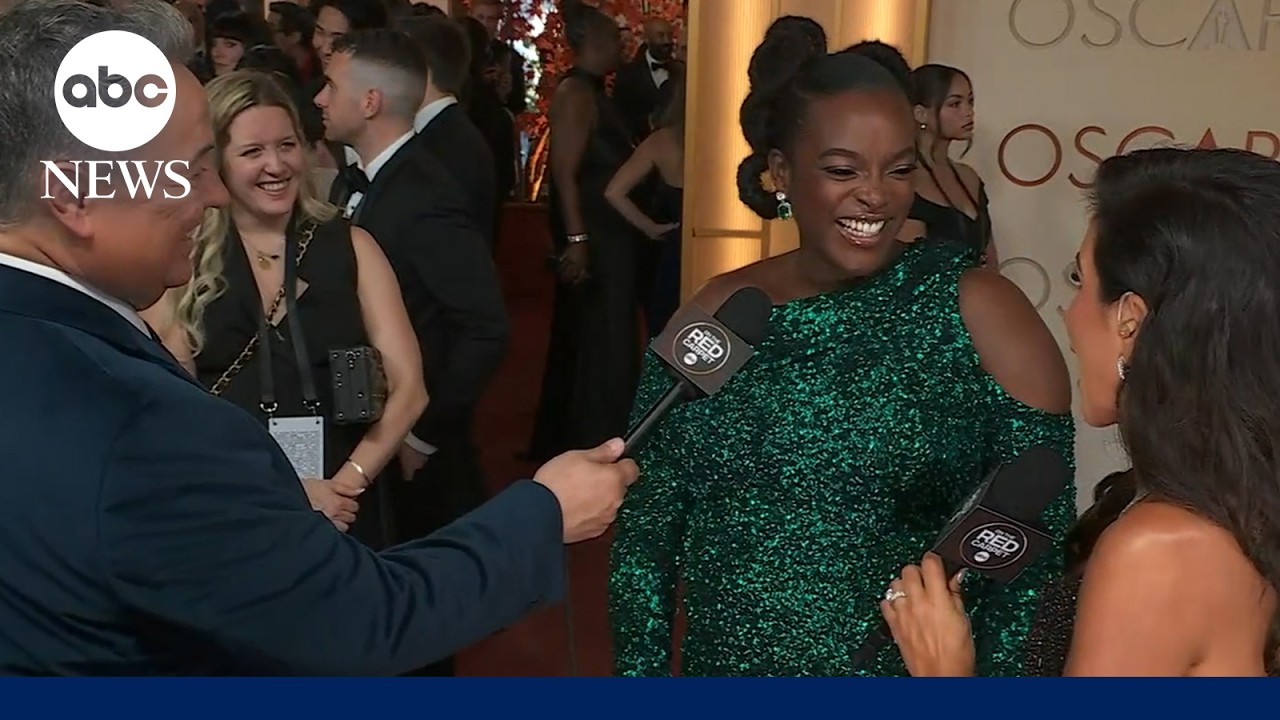Oscars 2026: Wunmi Mosaku makes red carpet arrival