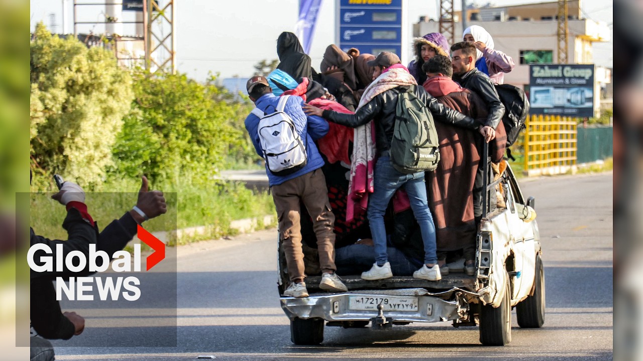 Over 1 million displaced from Lebanon amid Israeli strikes