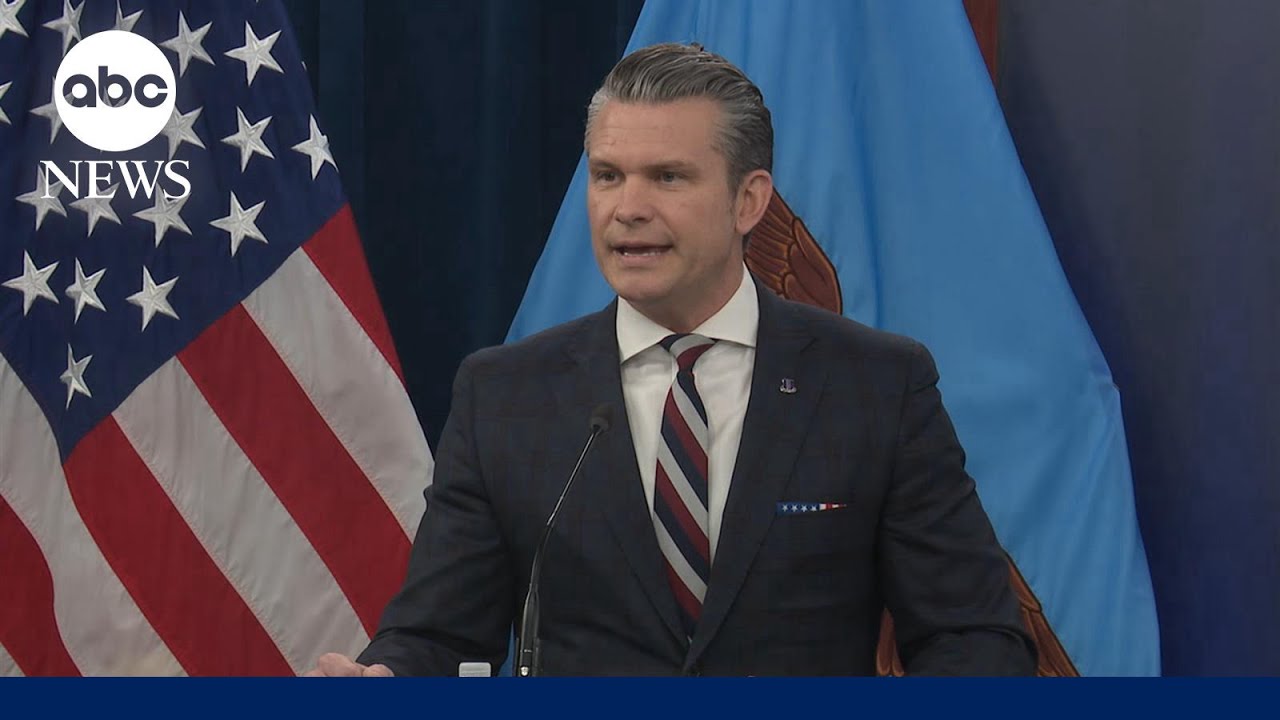 Pentagon gives updates on military operations in Iran: ABC News Special Report