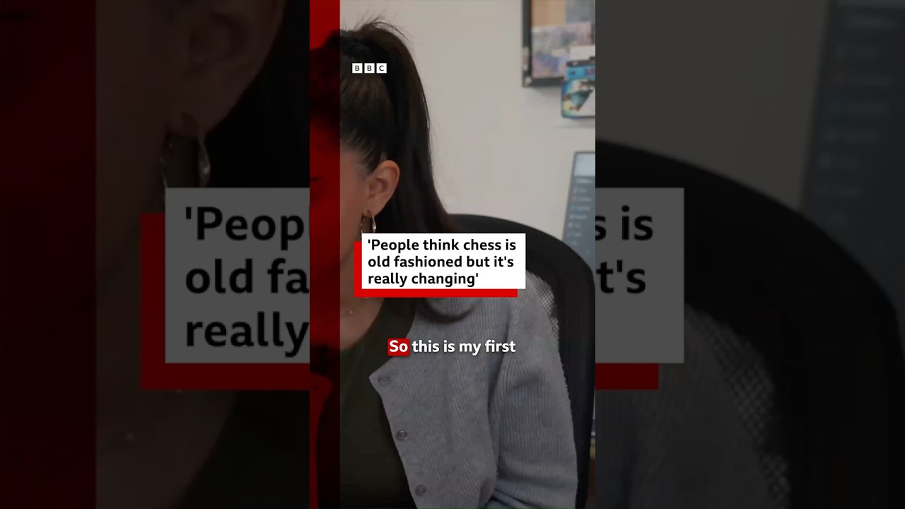 ‘People think chess is old fashioned but it’s really changing’. #BBCNews