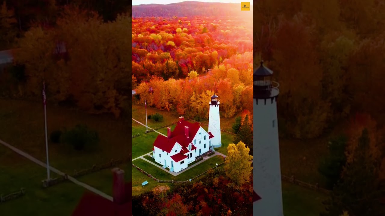 Point Iroquois Lighthouse, Michigan | #shorts
