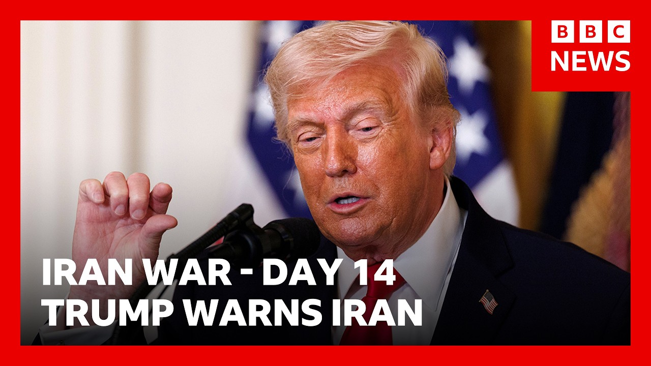 President Donald Trump warns US will hit Iran ‘very hard’ in coming days | BBC News