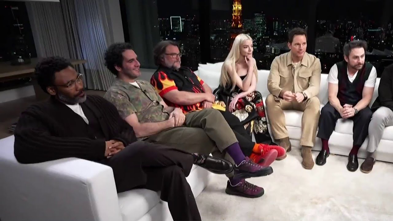 Previewing ‘The Super Mario Galaxy Movie’ with the cast