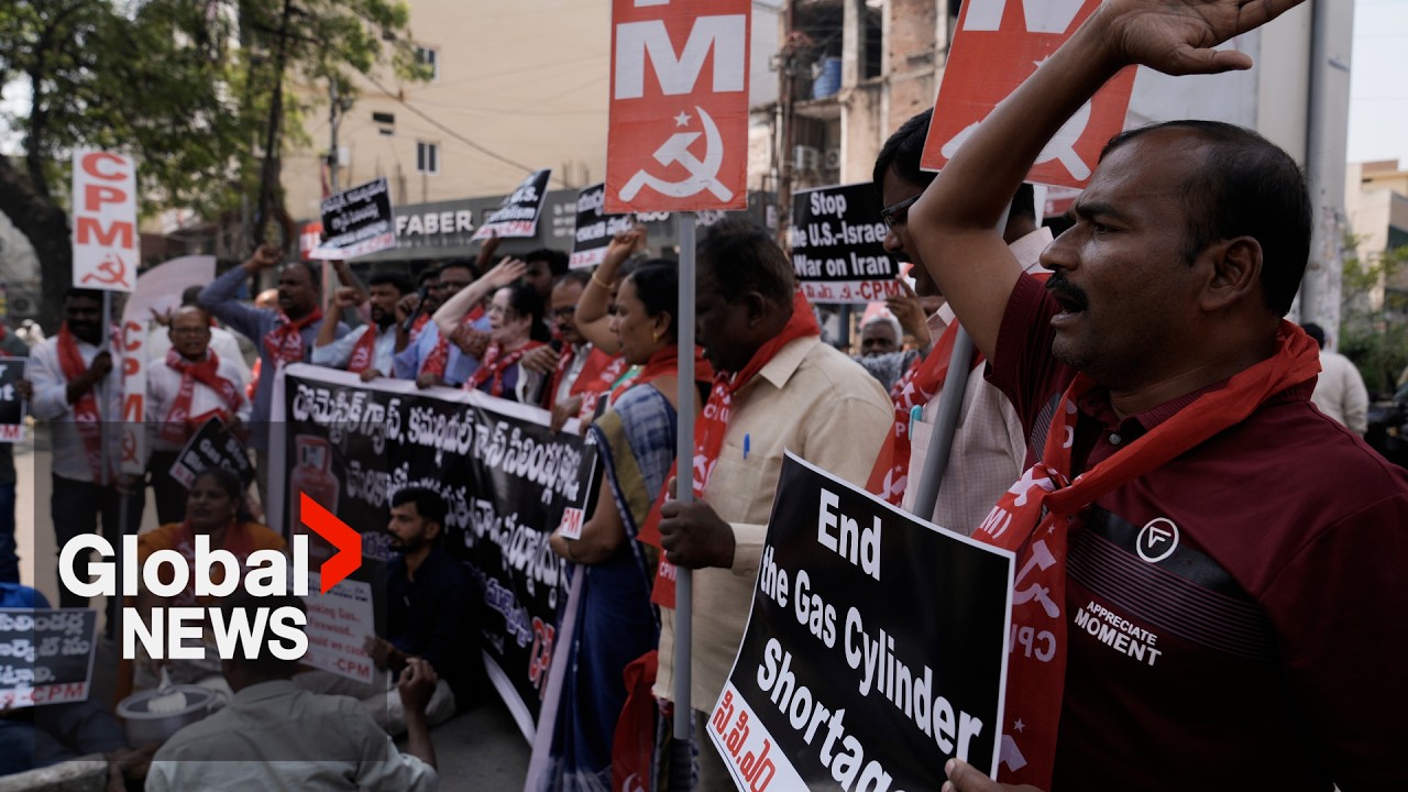Protests erupt across India over cooking gas shortage linked to Iran war