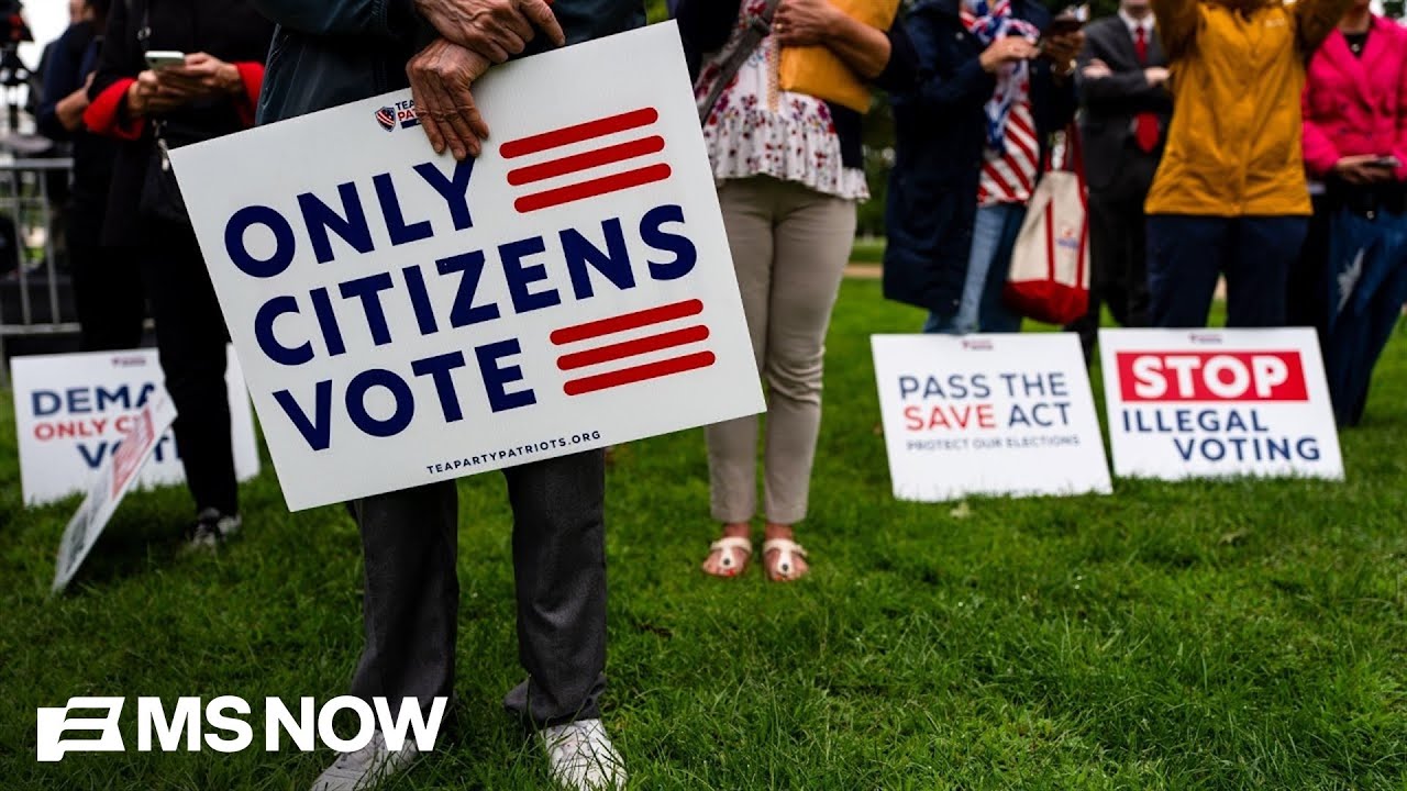 ‘Read the room moment’: Trump pushes voter ID law amid Iran war