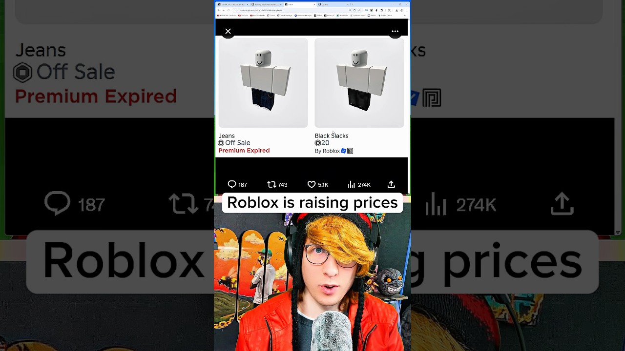 Roblox is raising prices. 😭