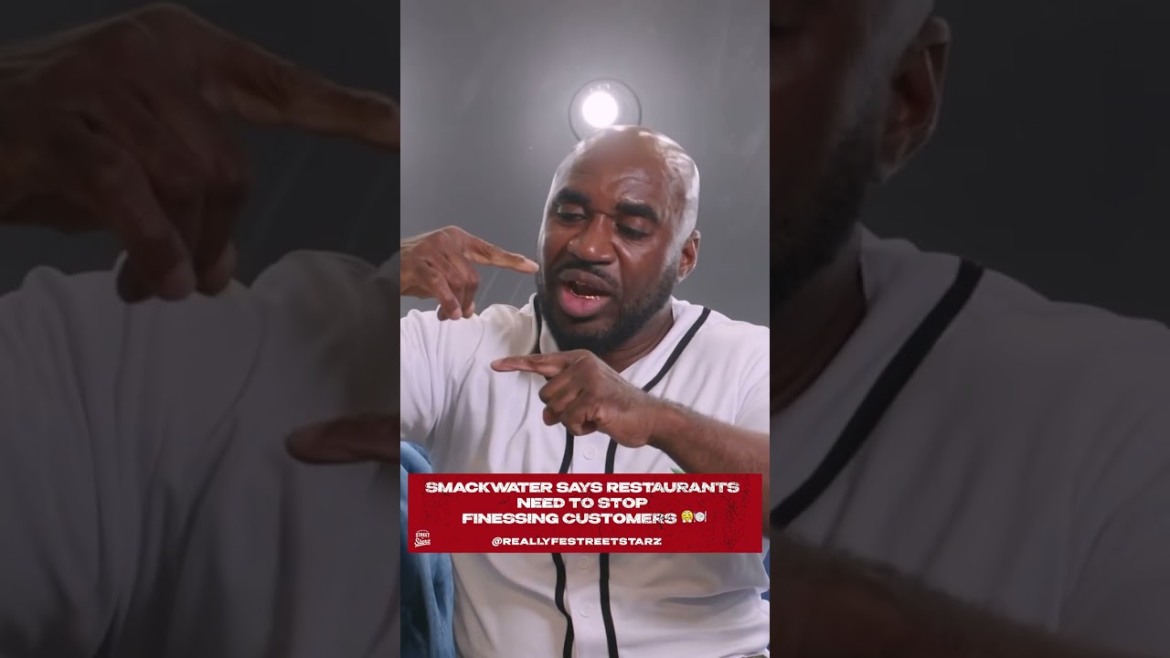 Smackwater says  restaurants need to stop finessing customers 😤🍽️