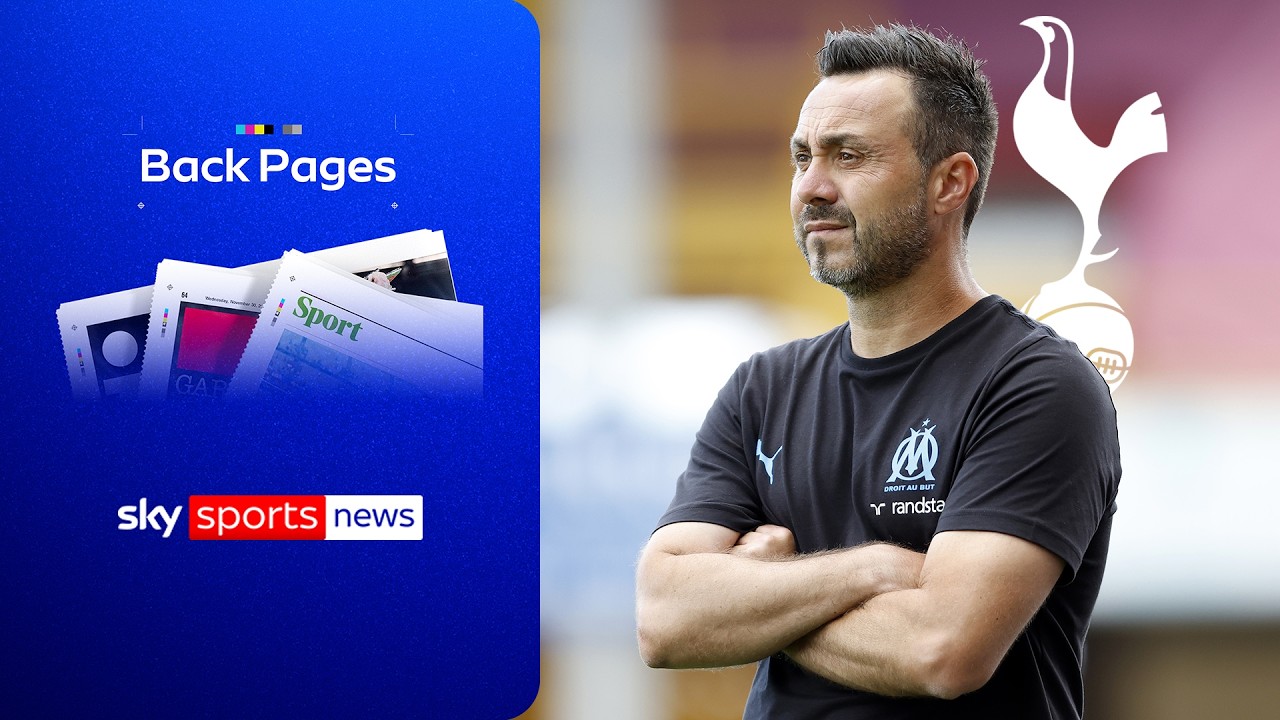Spurs eye Roberto De Zerbi to save them from relegation troubles | Back Pages Tonight