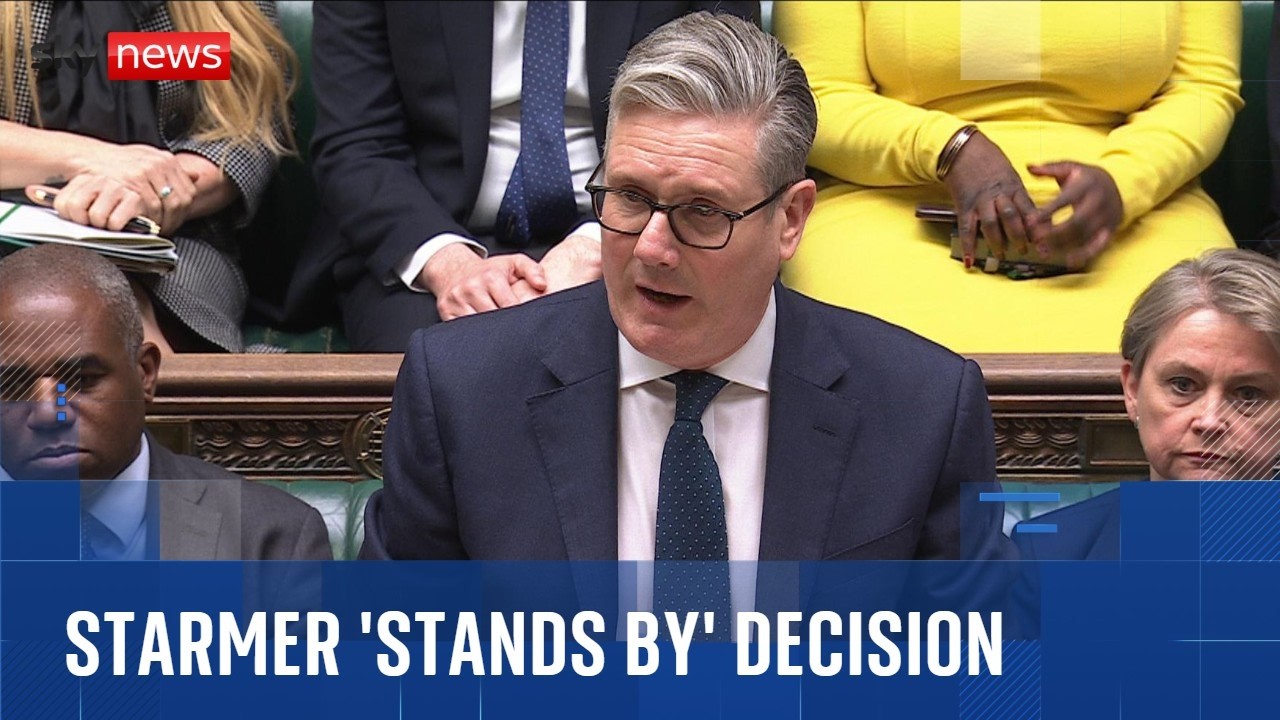 Starmer ‘stands by’ decision not to involve UK in attacks on Iran