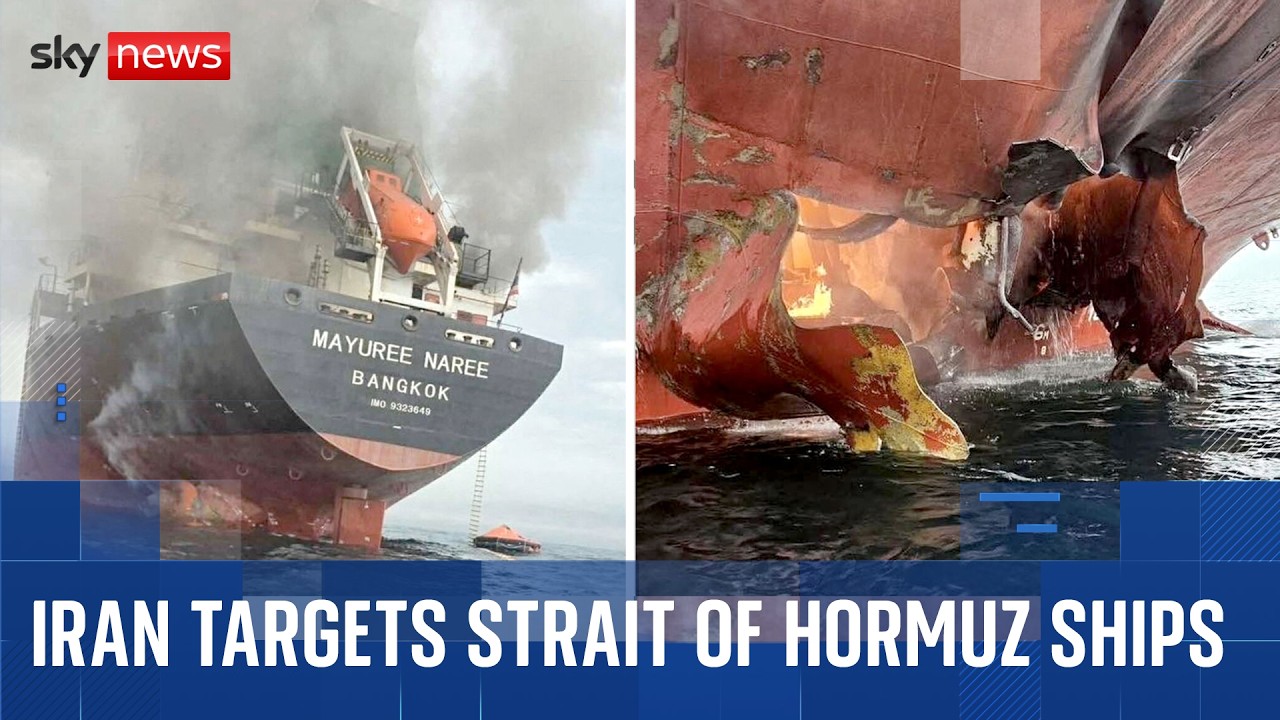 Strait of Hormuz becomes battleground after ship strikes – what it means for the global economy