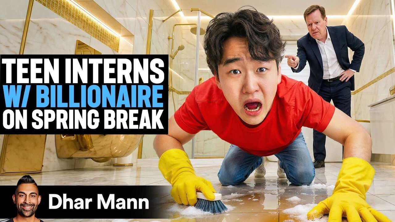 Teen Interns With Billionaire On SPRING BREAK | Dhar Mann Studios