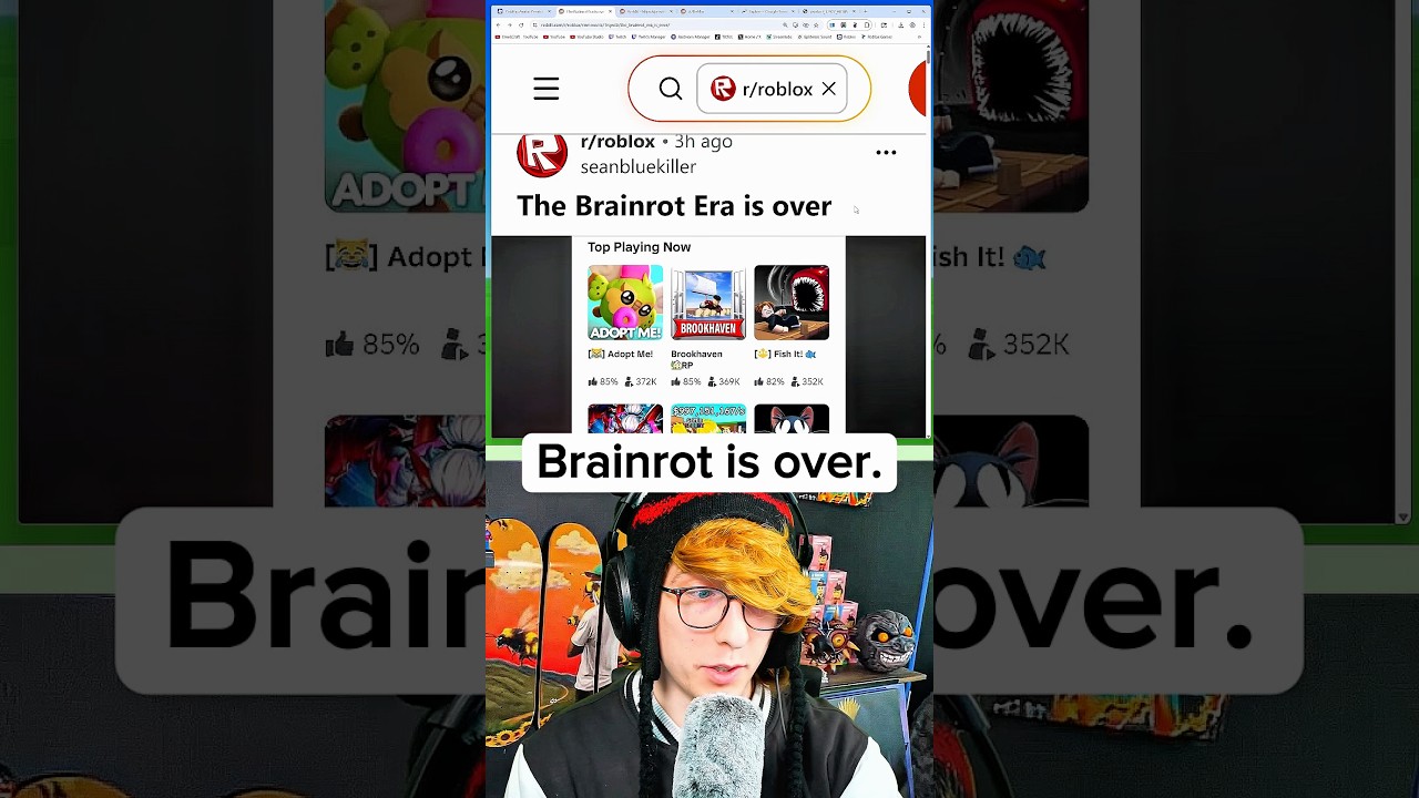 The brainrot era is over.
