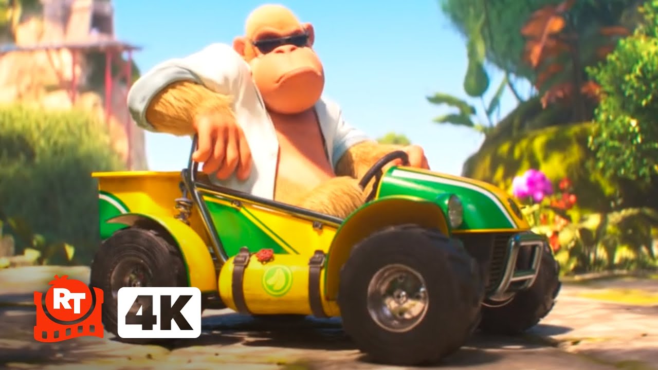 The Super Mario Bros. Movie (2023) 4K – Crazy Donkey Kong Kart Ride | Movieclips