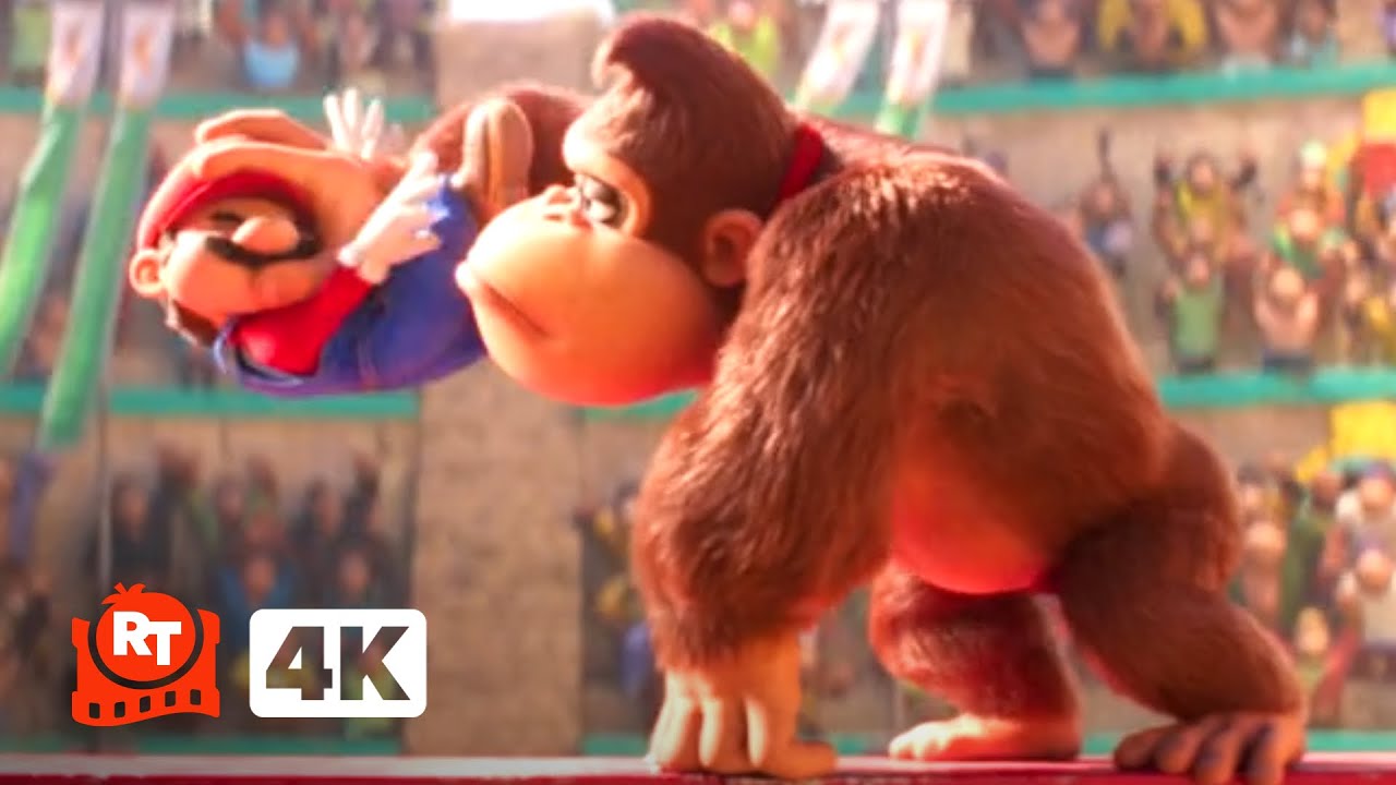 The Super Mario Bros. Movie (2023) 4K  – Mario vs. Donkey Kong | Movieclips