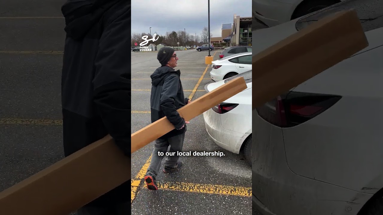 These would be helpful in New York with all the snowfall…😅 #tesla #skiing #electricvehicle