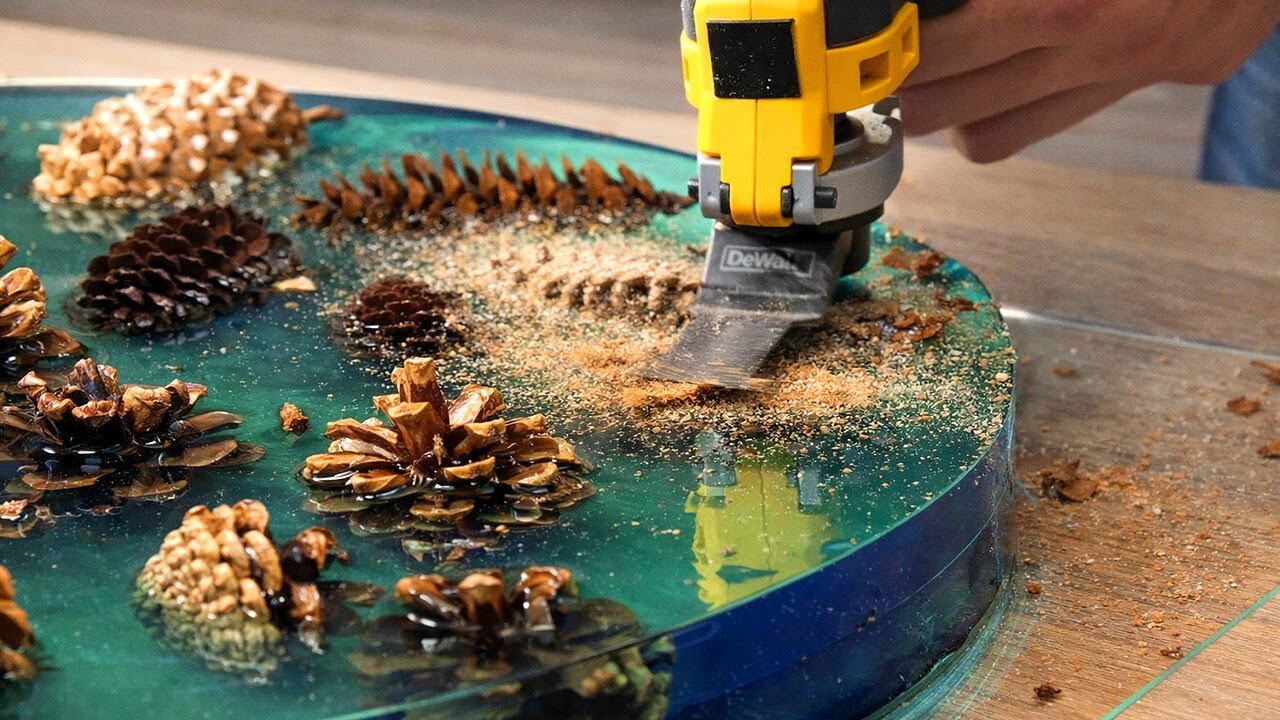 This Grandpa’s Resin Table Is Next-Level! 🤯