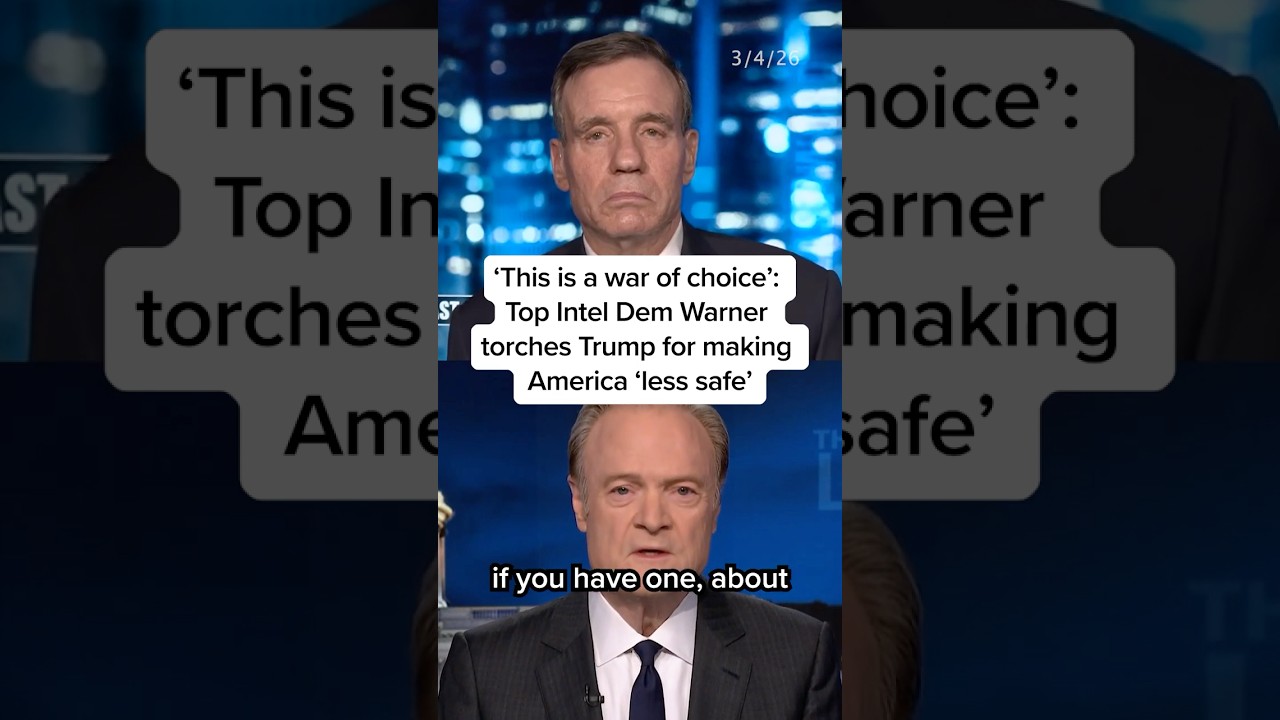 ‘This is a war of choice’: Top Intel Dem Warner torches Trump for making America ‘less safe’