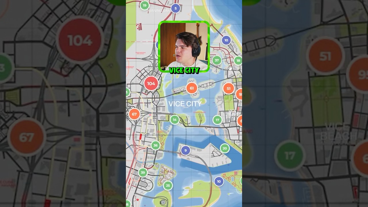 This is The REAL GTA 6 MAP #gta #gta6