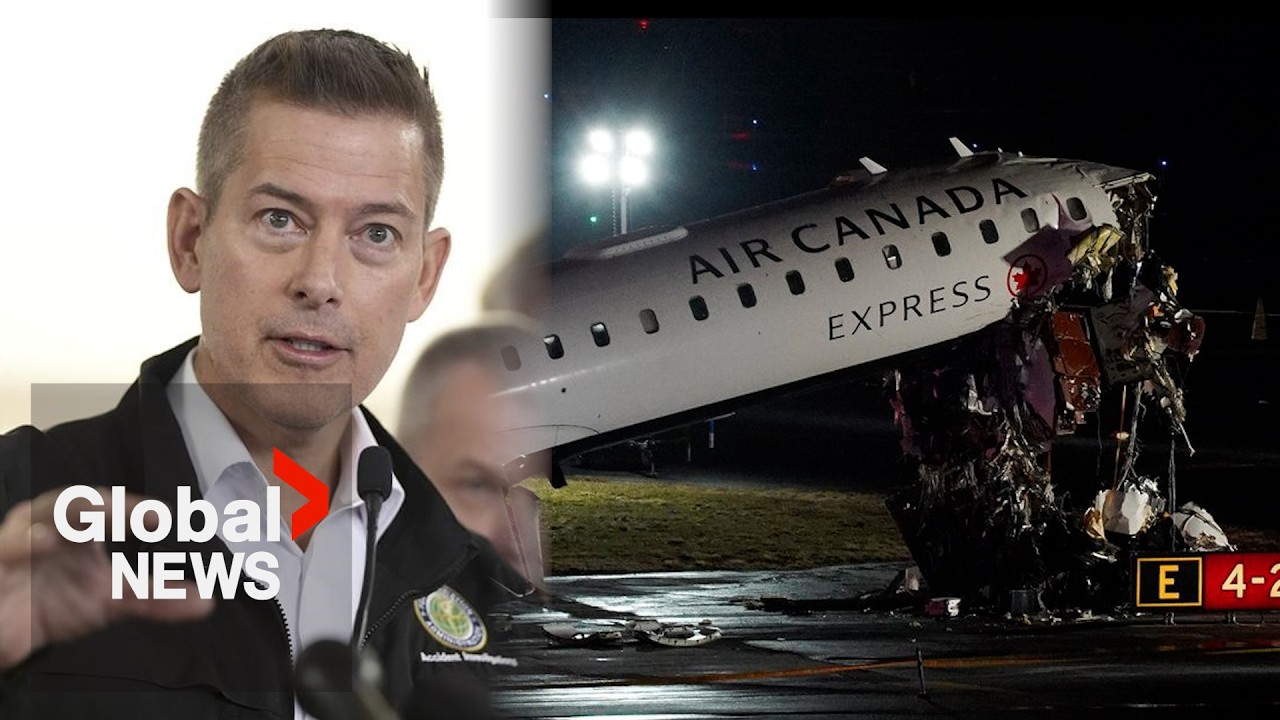Transport Secretary says US “working with Canada” to investigate fatal Air Canada crash in NY