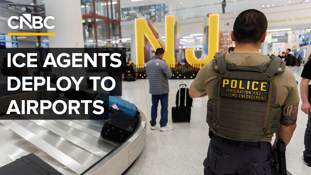 Trump Deploys ICE Agents To U.S. Airports As DHS Shutdown Continues