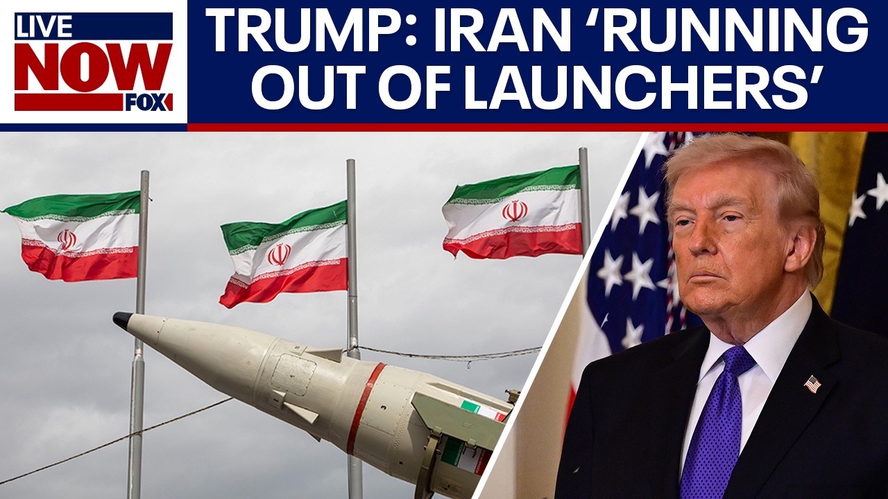 Trump: Iran ‘running out of launchers’ amid operation