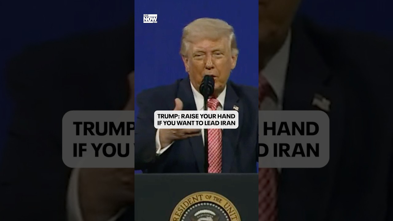 Trump jokes about Iran’s leadership: “Who would like to lead Iran? Please raise your hand”