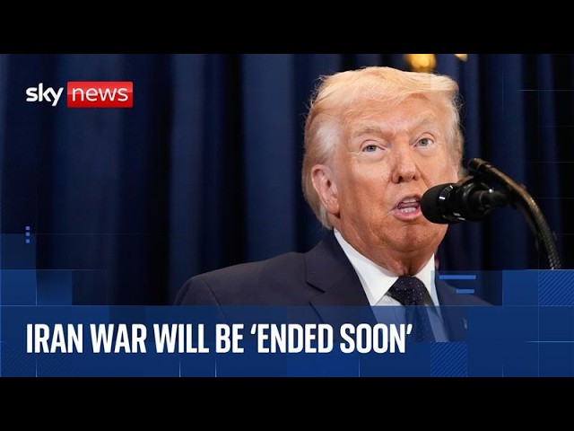 Trump news conference after calling Iran war ‘complete, pretty much’